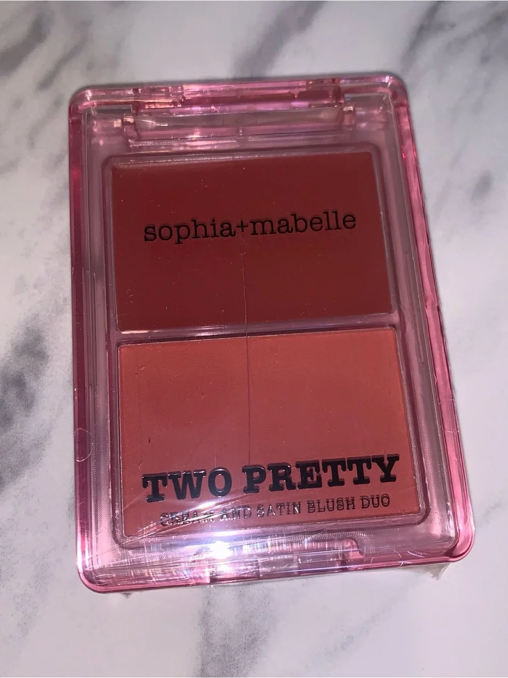 Sophia + Mabelle Two Pretty Cream and Satin Blush Duo